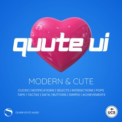 Quute UI - Modern & Cute User Interface Sound Effects