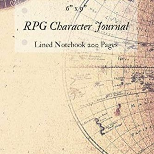 Stream Rpg Character Journal Dnd Campaign Tabletop Notebook 6x9 Lined Stream Rpg Character Journal Dnd Campaign Tabletop Notebook 6x9 Lined