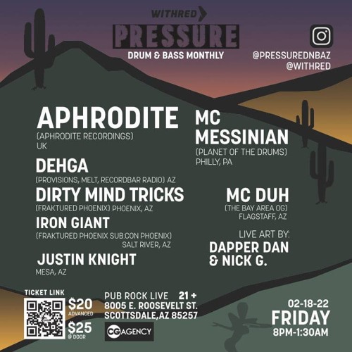 DnB Mix by Dirty Mind Tricks for the Pressure DnB show 2/18/2022