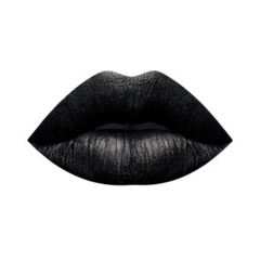 matte black lipstick prod. pyctur