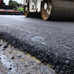 face to the asphalt
