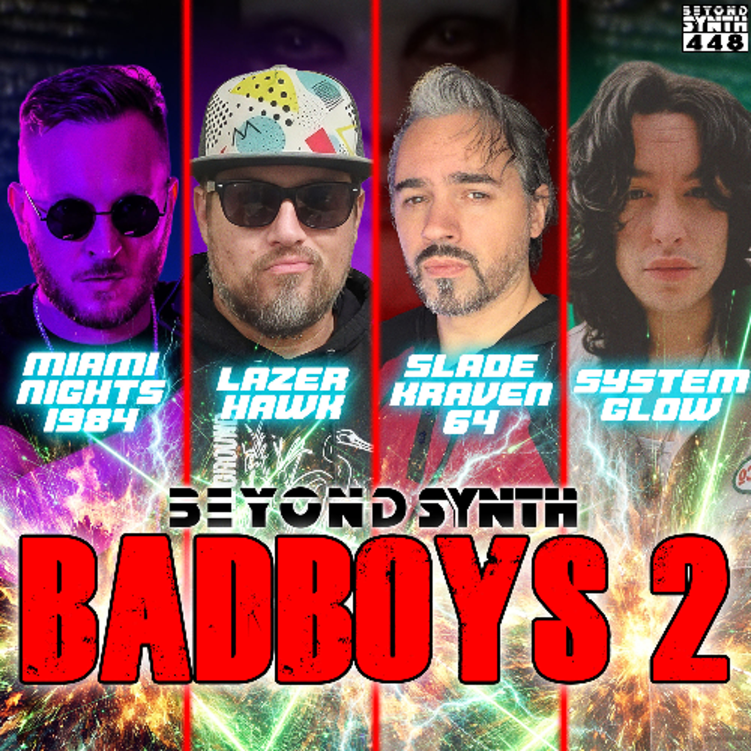 Beyond Synth - 448 - Bad Boys 2: Miami Nights 1984, Lazerhawk, and System Glow
