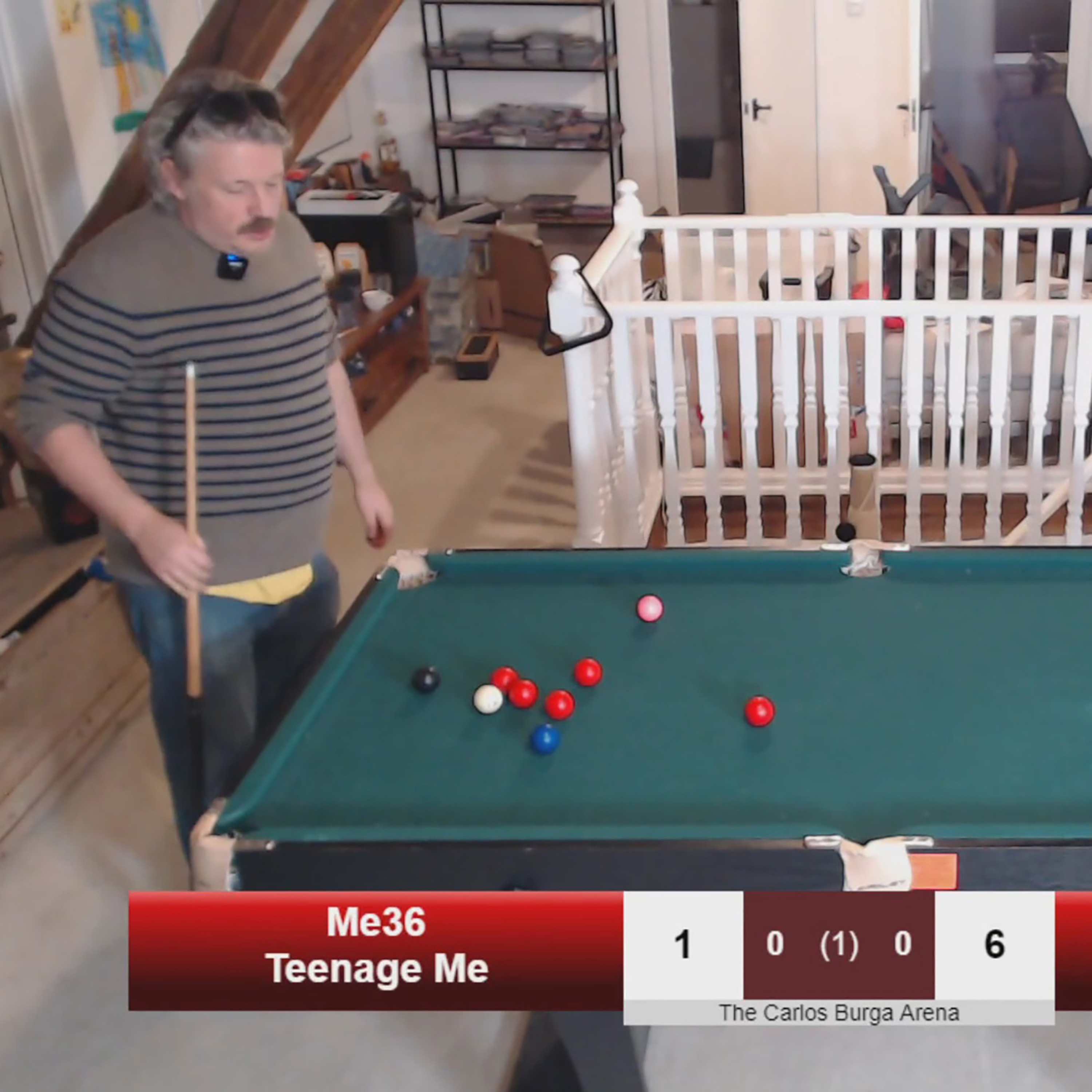Richard Herring Me1 vs Me2 Snooker