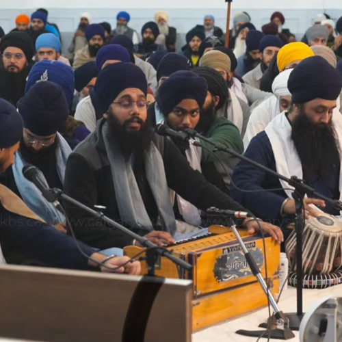 ਬਲਿਓਚਰਾਗਅੰਧੵਾਰਮਹਿਸਭਕਲਿਉਧਰੀਇਕਨਾਮਧਰਮ॥ | Bhai Gagandeep Singh Jee | Guru Nanak Dev Jee Gurpurab Rainsabhai Keertan | Calgary 2024