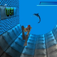 memory card filled with blue liquid