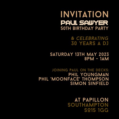 PAUL SAWYERS 50th - MOONFACE Vinyl Classics set - May 2023