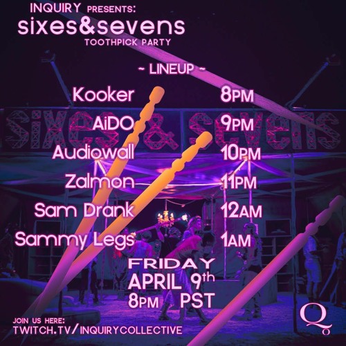 KOOKER @ Inquiry Presents: sixes&sevens Livestream, 04.09.2021