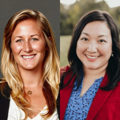 Julien McCluney and Kate Broderick, BU Questrom Women in Business Council