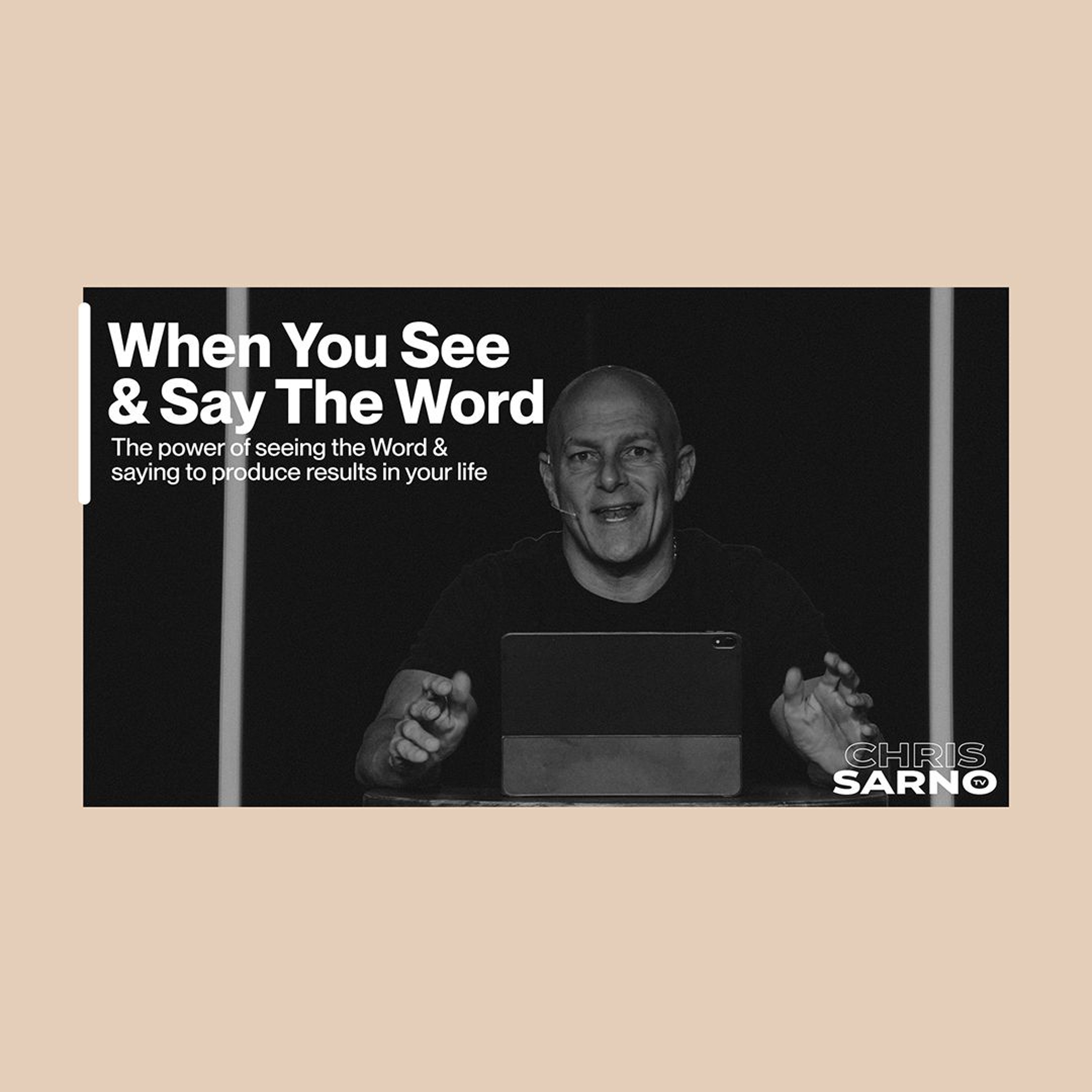 When You See & Say The Word | Chris Sarno TV episode artwork