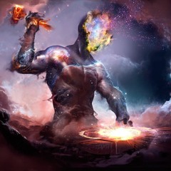 // below the asteroids