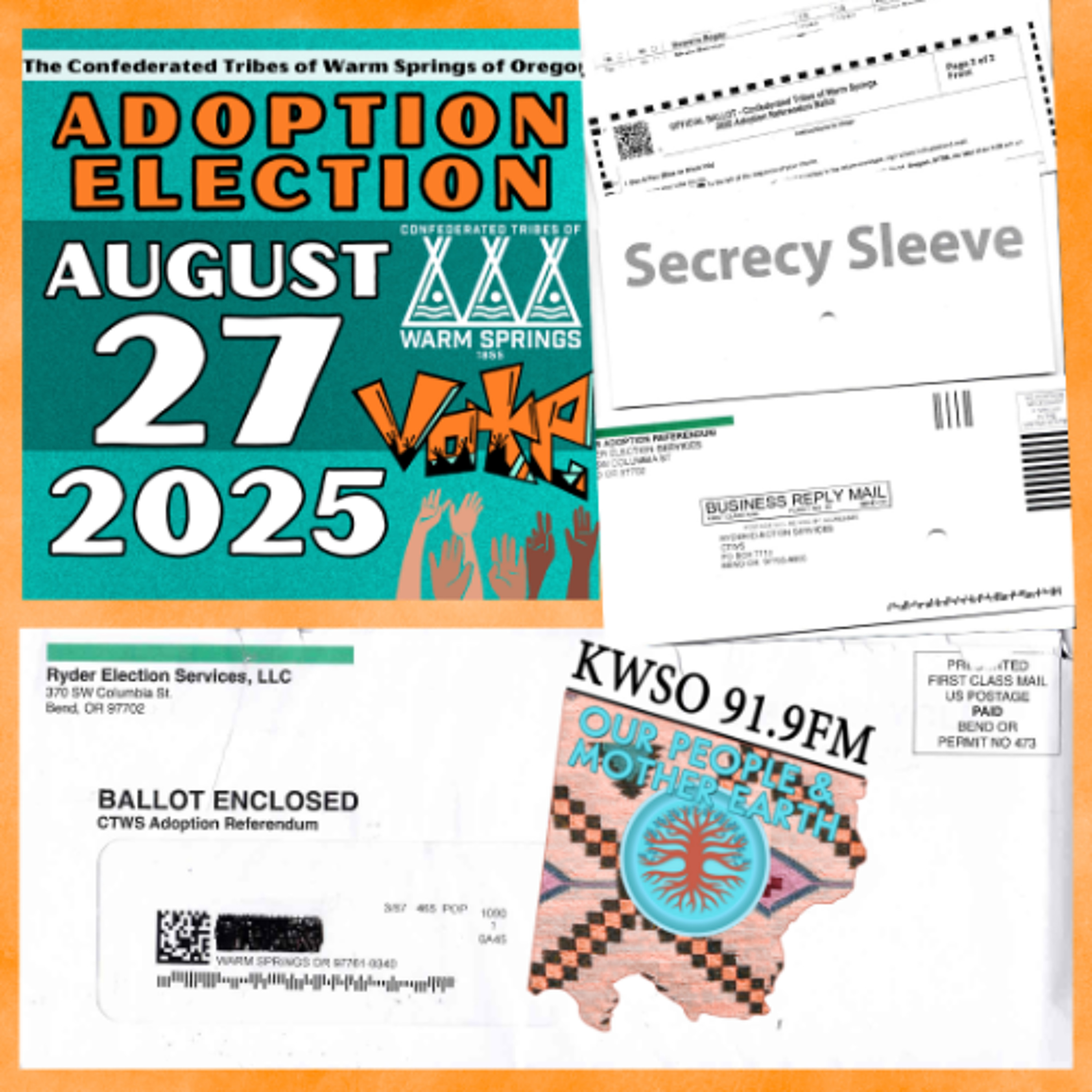 Aug 27 2025 CTWS Adoption Election - KWSO Our People & Mother Earth Podcast episode artwork
