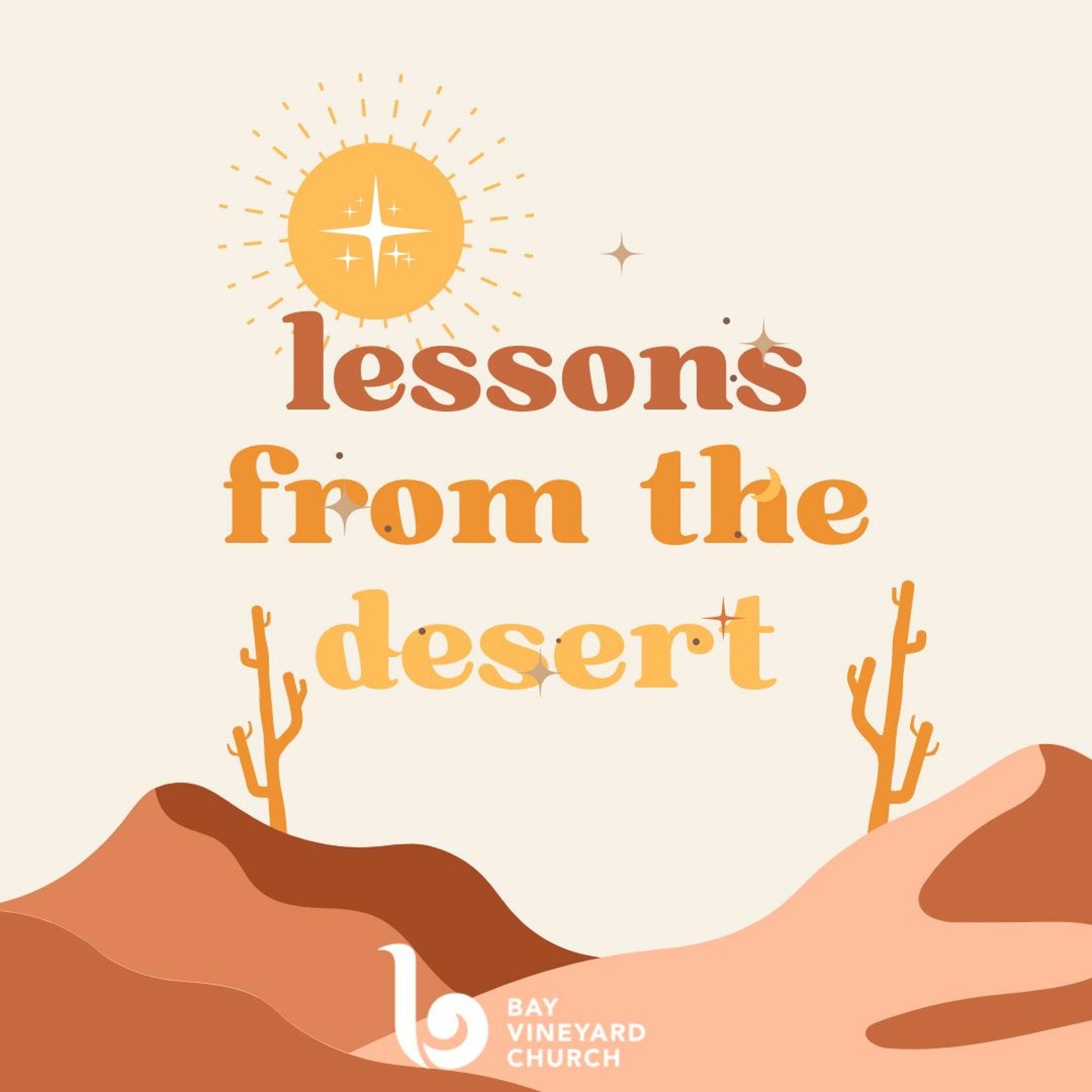 Sunday March 13th // Lessons from the desert two episode artwork