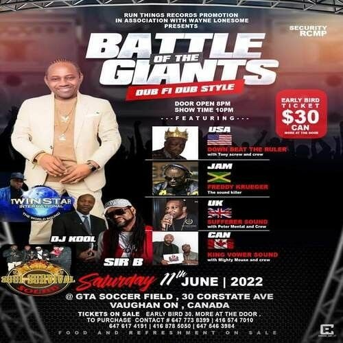 Freddy Krueger vs King Vower vs Downbeat vs  Soul Survivor 6/22 (Battle of the Giants)