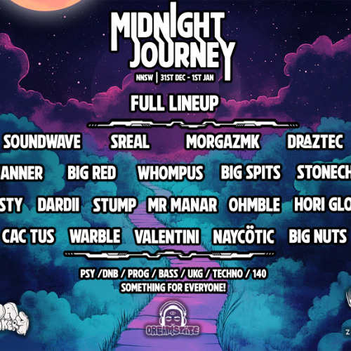 Draztec - New Years Day 2025 Bush Techno Set @ Midnight Journey