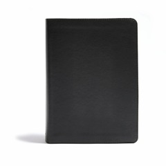 READ CSB He Reads Truth Bible, Black LeatherTouch, Black Letter, Wide Margins, J