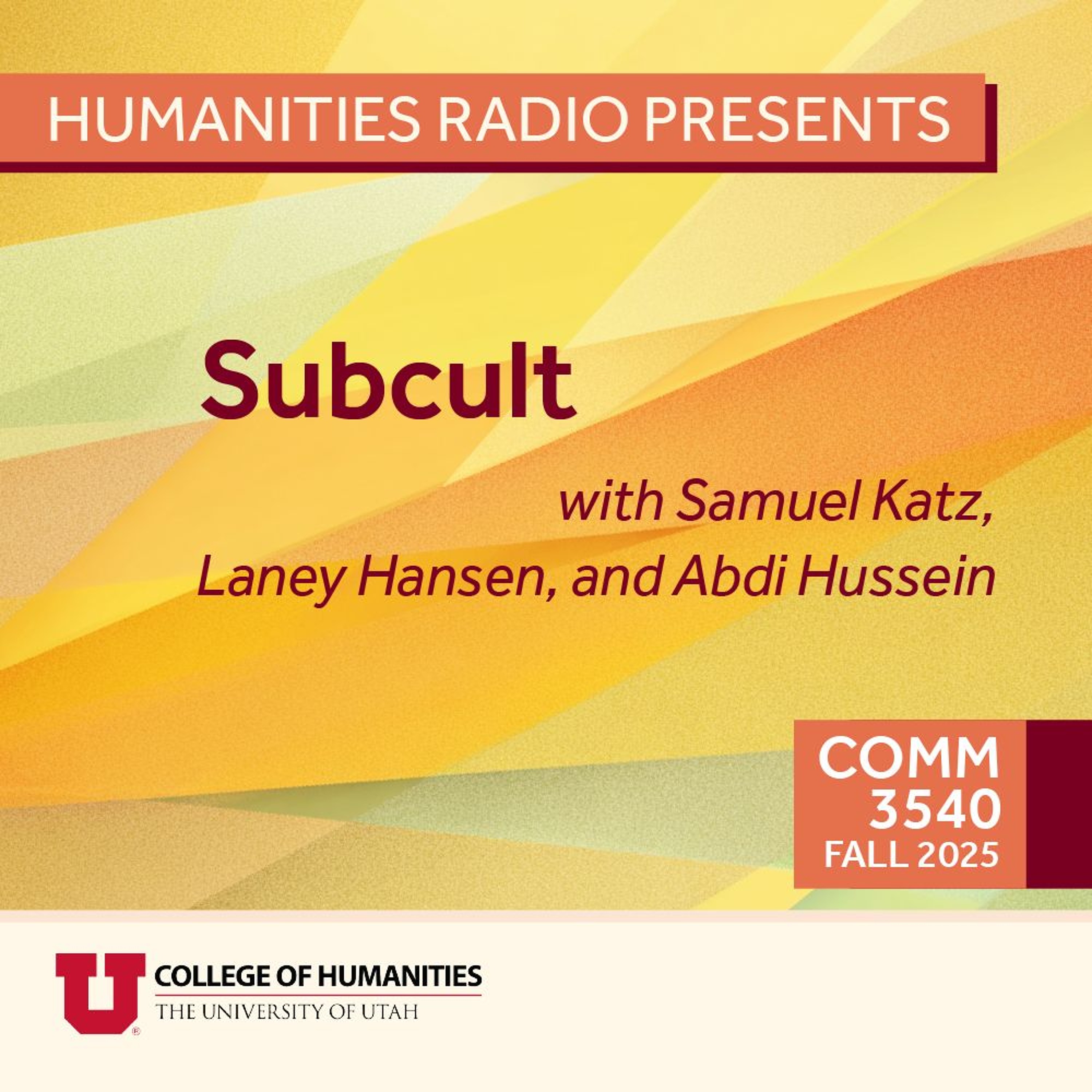 Humanities Radio Presents Comm 3540: Subcult Episode 2, Emo Rap episode artwork