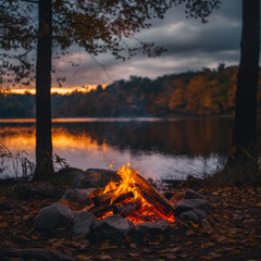 Fall Campfire (Soft Jazz Piano)