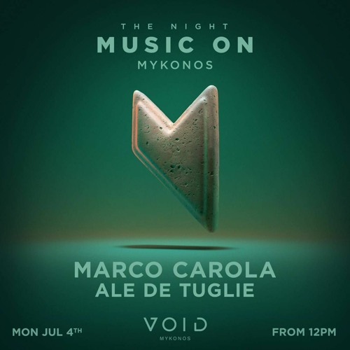 Ale De Tuglie x Music On @ VOID Mykonos - 04.07.22