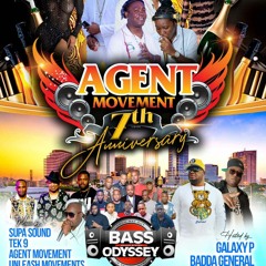 Agent Movement 7th Anniversary 2023 Part 4 - Bass Odyssey Tek9 Supa Sound