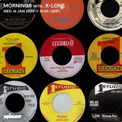 Mornings with... K-Lone - 18 January 2023