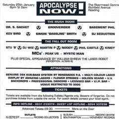 Grooverider & Dr S Gachet - Live @ Apocalypse Now - 25th Jan 1992 - Side A