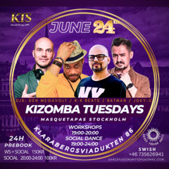 Mix MasQueTapas 24.06.2025 UrbanKiz Tarraxo GhettoZouk Afropop