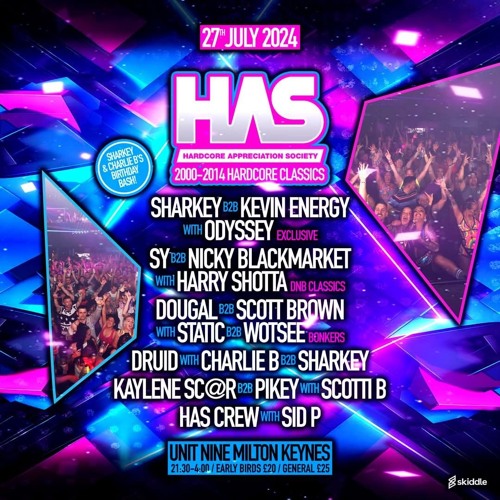 Druid & MC Charlie B @ HAS - Summer '24 (27/06/2024)