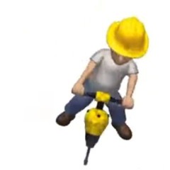 dj construction worker