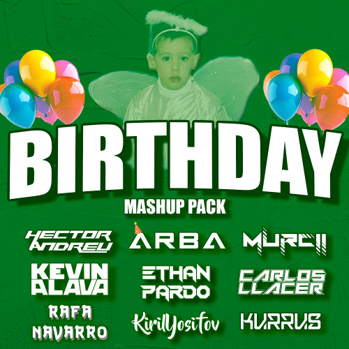 ARBA BIRTHDAY PACK |+20 TRACKS | 9 DJ´S | TOP 4 REGGAETON & TOP 68 MUNDIAL!!