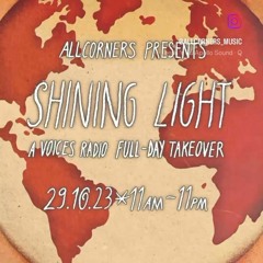 farcorners presents Shining Light with Deejay tracksuit - 29/10/23 - Voices Radio