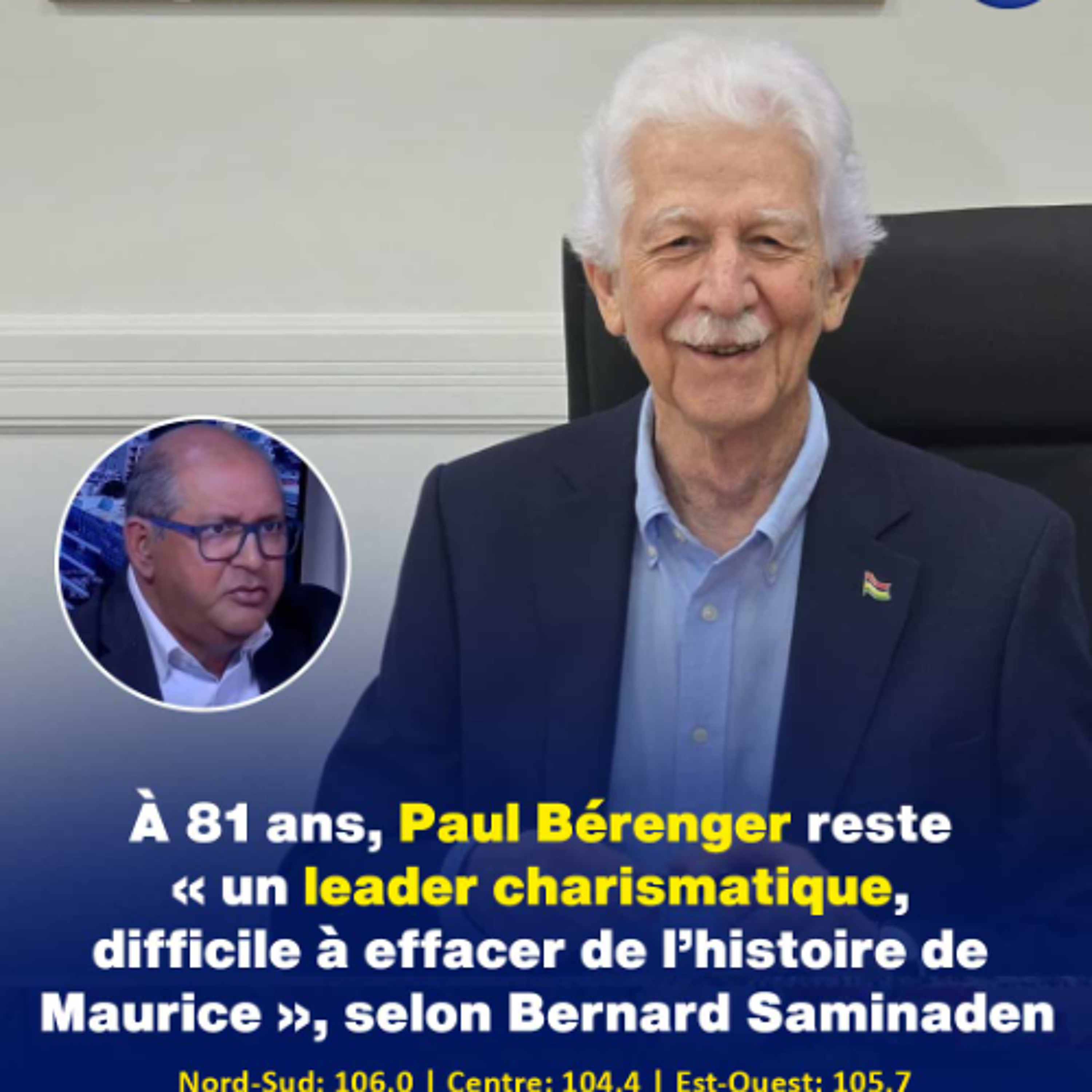 À 81 ans, Paul Bérenger reste « un leader charismatique, difficile à effacer de l’histoire de Maurice… », selon Bernard Saminaden episode artwork