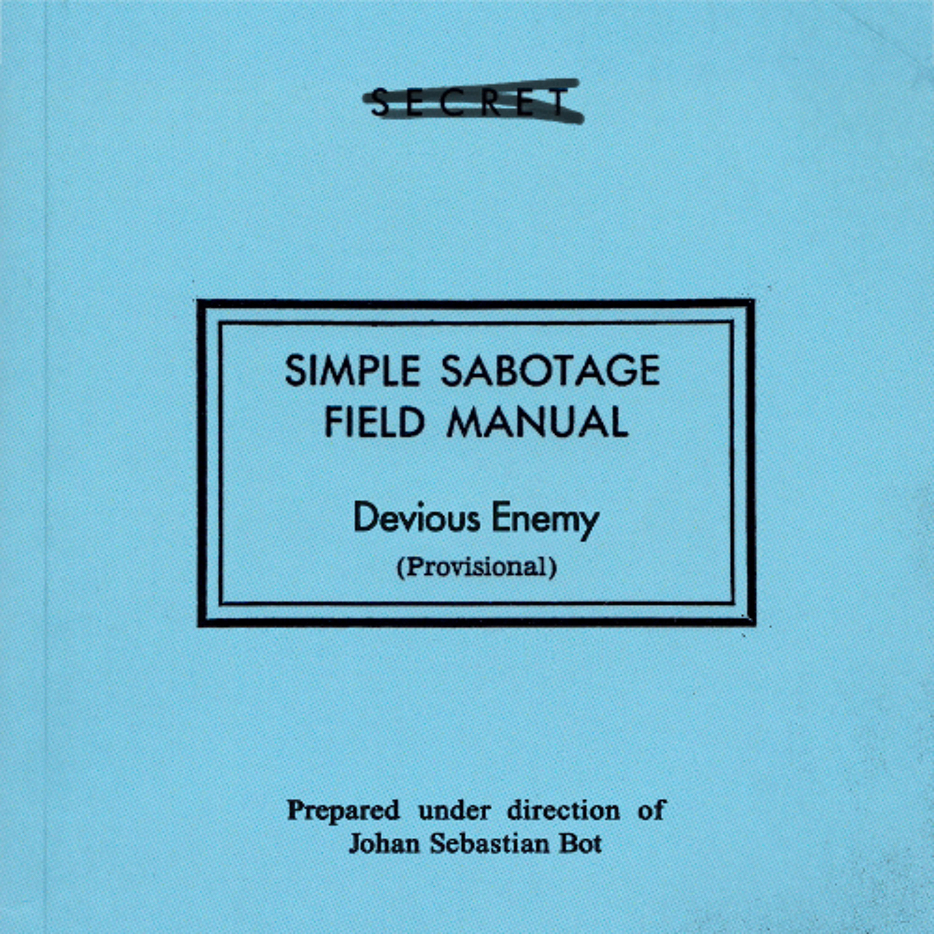 DVS NME - Simple Sabotage Field Manual