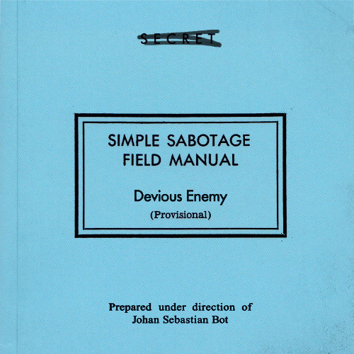 DVS NME - Simple Sabotage Field Manual