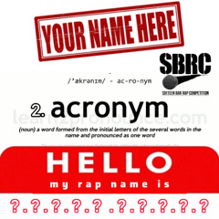 2. Acronym Your Rap Name - prod by Swamburger