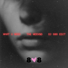 what u need - the weeknd (808 edit)
