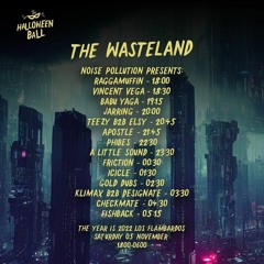 Vincent Vega Live On The Noise Pollution Wasteland Stage - Halloween Masked Ball, 5.11.22