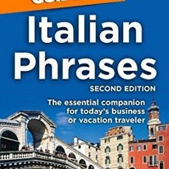 [PDF READ ONLINE] The Pocket Idiot's Guide to Italian Phrases, Second Edition