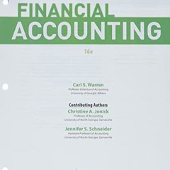 Bundle: Financial Accounting, Loose-leaf Version, 16th + CNOWv2, 1 term Printed