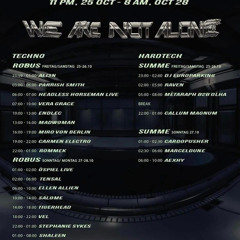 Part 2-Tensal @ We Are Not Alone 5 hour set ,RSO.BERLIN, October 26th 2024