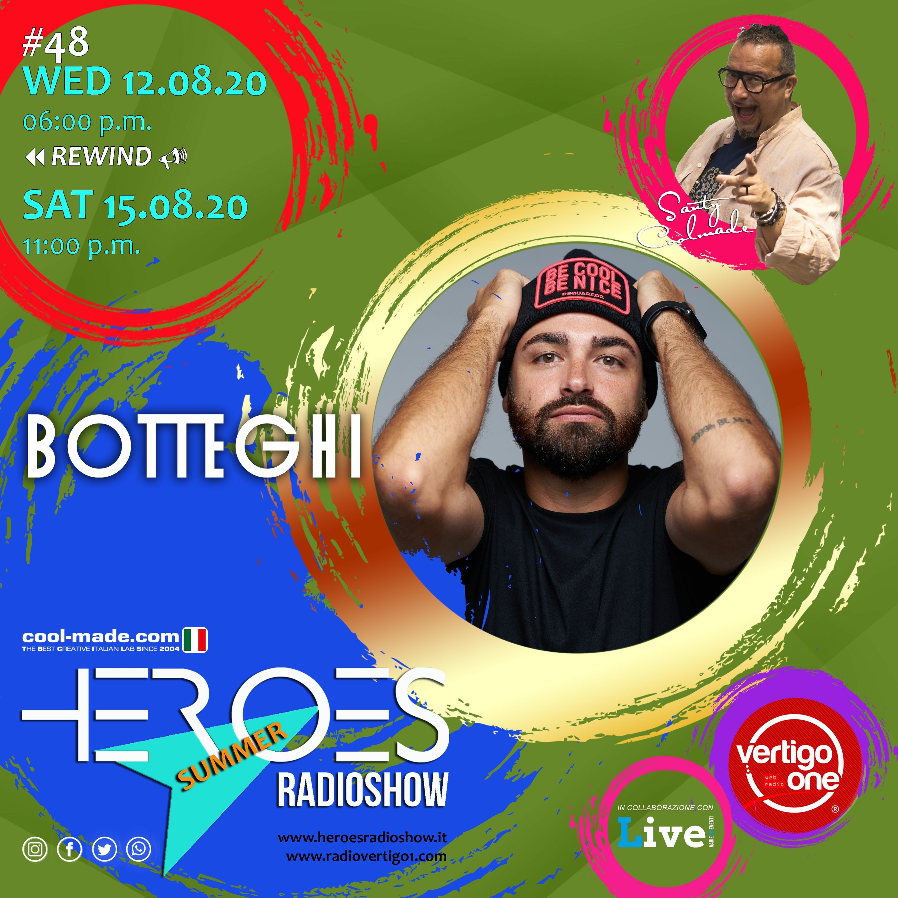 #48/2019-20> HEROES RadioShow - Special Guest BOTTEGHI episode artwork