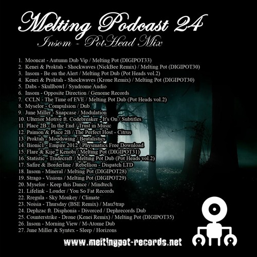 Melting Podcast #24 - Insom - Pot Head mix