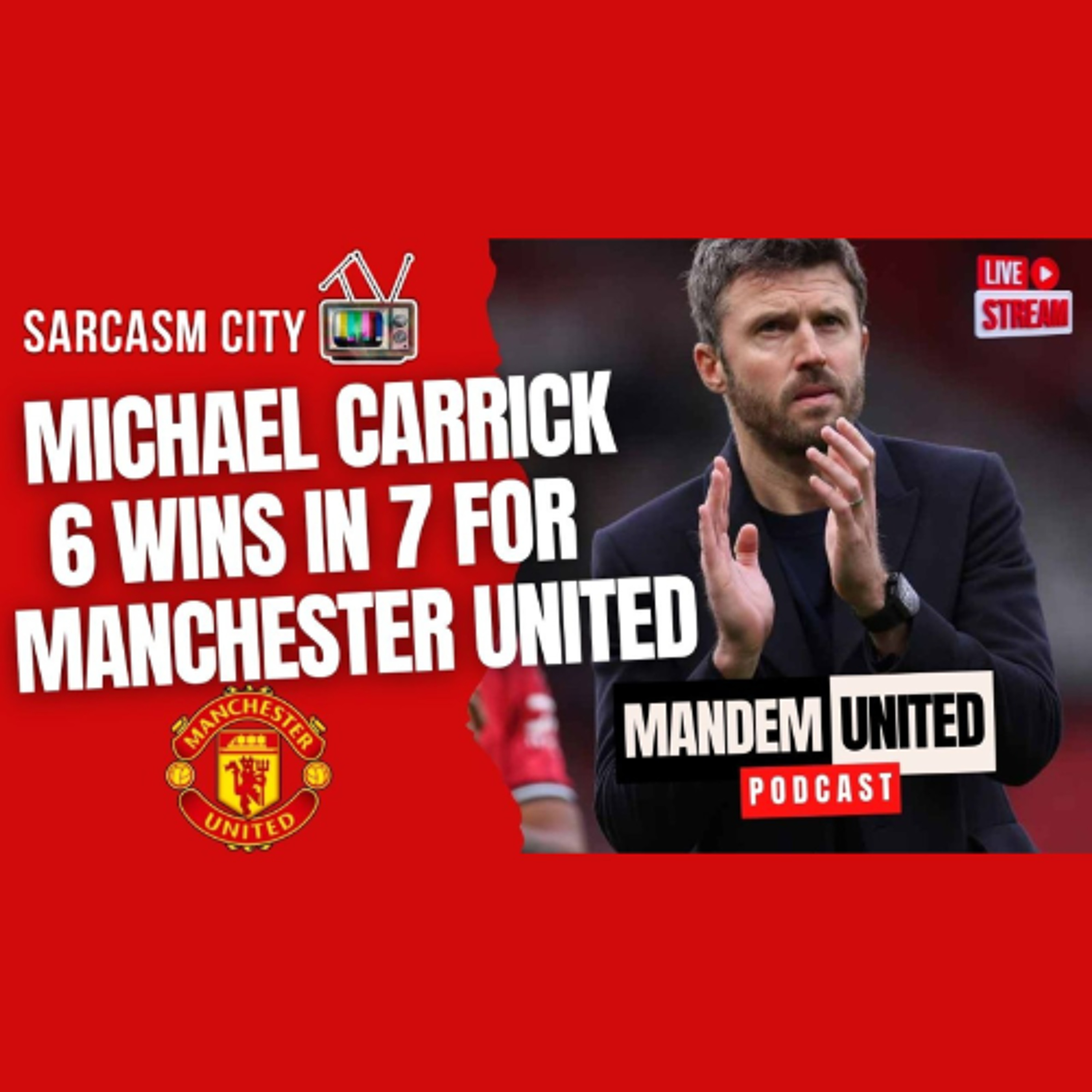 MICHAEL CARRICK 6 WINS IN 7 FOR MANCHESTER UNITED - ManDem United Pod