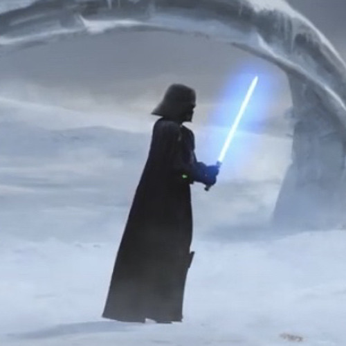 Vader finds ashoka's lightsaber from SW The Clone Wars