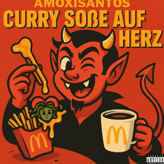 Curry soße auf Herz