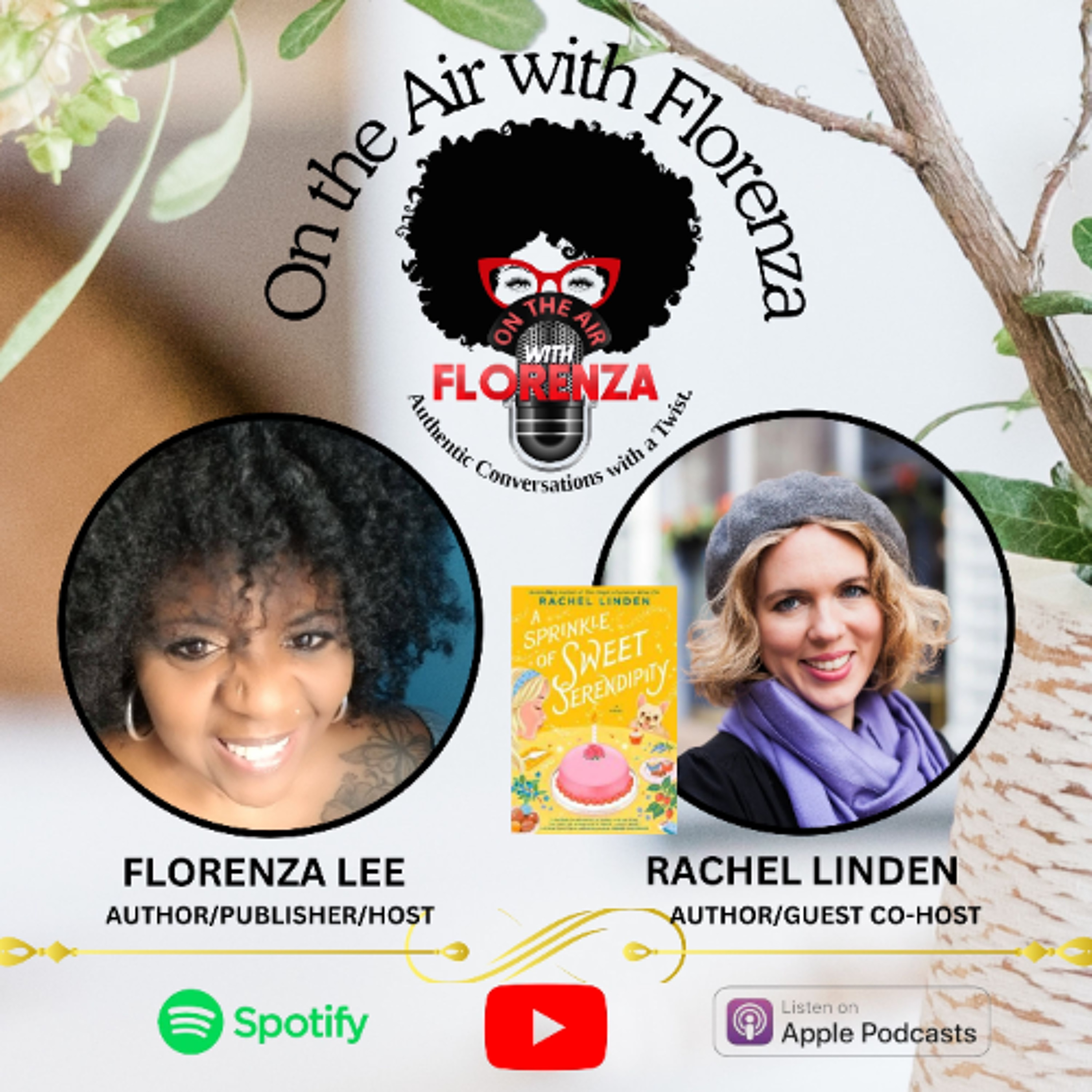 Rachel Linden Co-Hosts On the Air with Florenza episode artwork