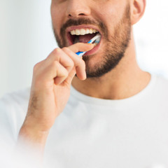 Me brushing my teeth