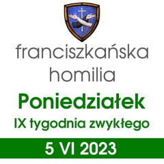 Homilia: poniedziałek IX tygodnia - 5 VI 2023 (o. Mateusz Stachowski)