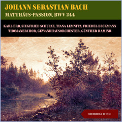 Stream Karl Erb | Listen to Johann Sebastian Bach: Matthäus-Passion, BWV  244 (Recordings of 1941) playlist online for free on SoundCloud
