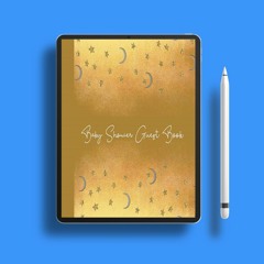 Baby Shower Guest Book: Moon Gold Celestial Theme, Welcome Baby (Unisex) Sign in Guestbook with