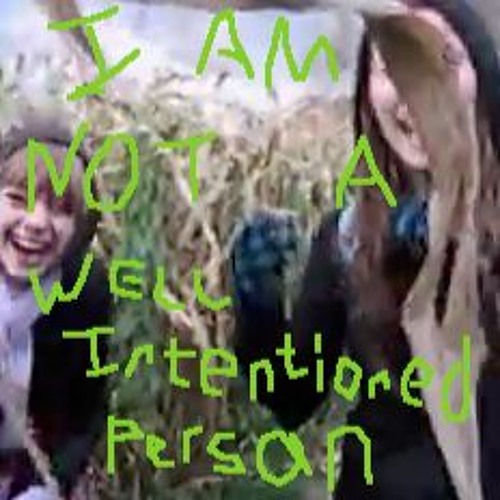 I Am Not A Well Intentioned Person